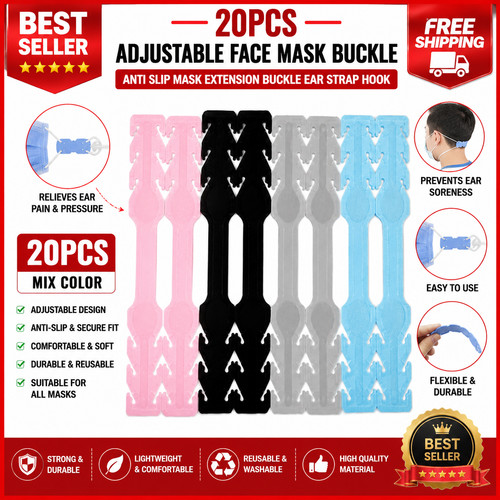 20pcs adjustable face - 20pcs,