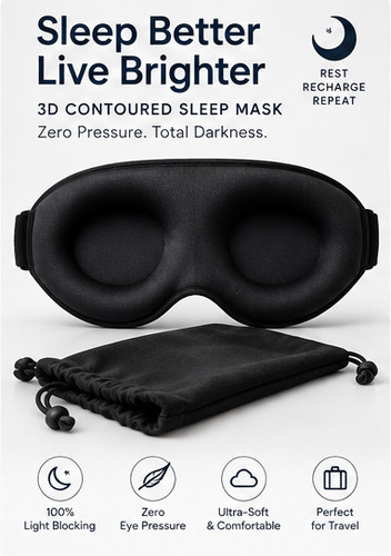 Contoured sleep mask - contoured,