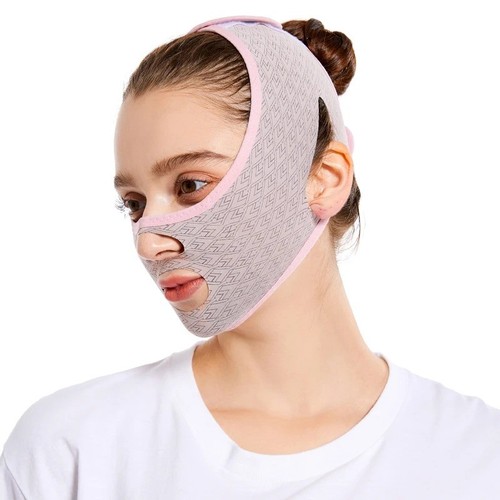 Double chin lift - line, face