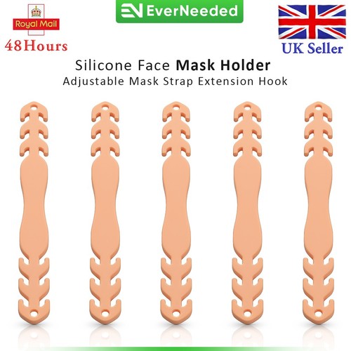 Silicone soft face mask holder - face,