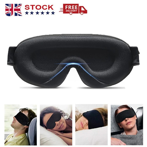 Sleep eye mask with - with, adjustable