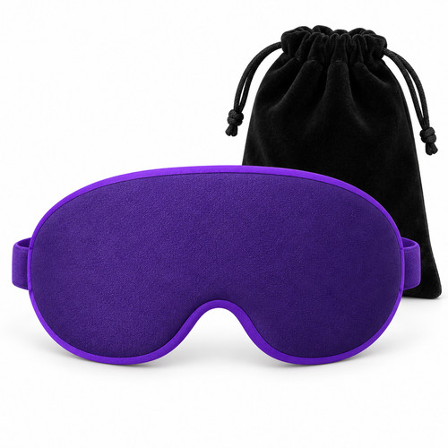 Sleep mask purple - purple, blackout